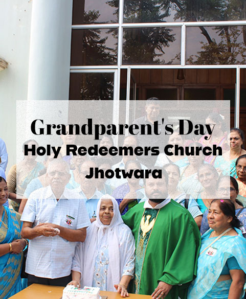 Grandparent’s Day Celebration at Holy Redeemers church, Jhotwara