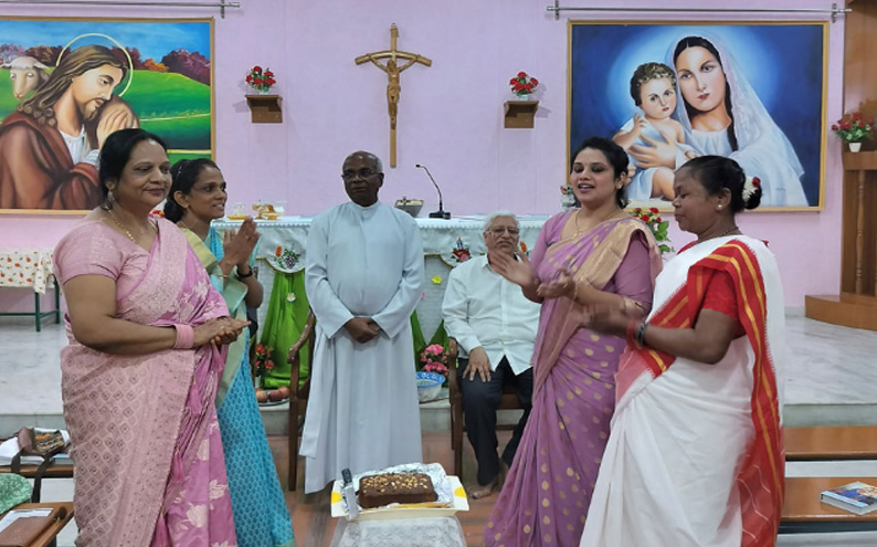 St. Monica feast day celebrations at Bhiwadi parish