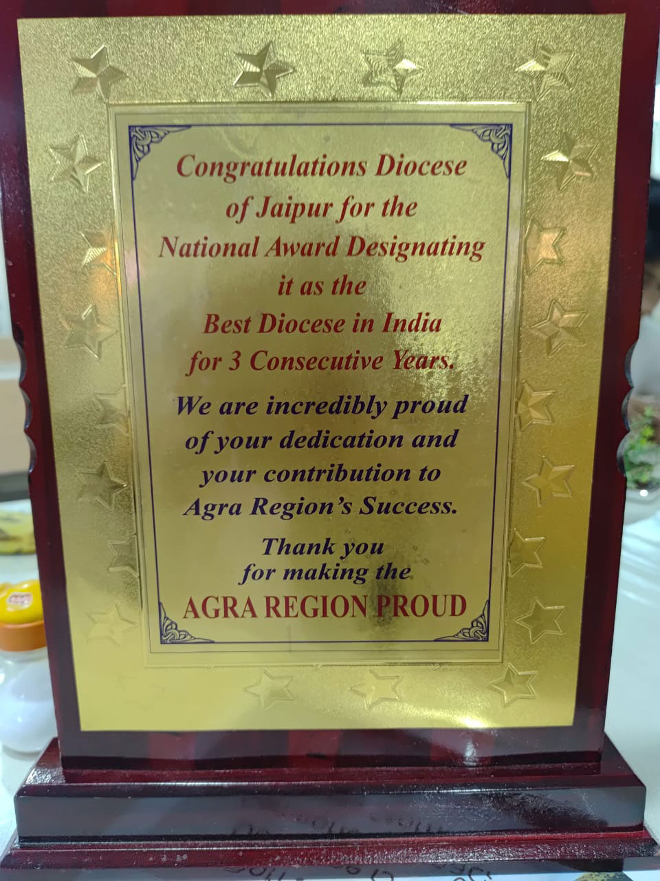 Women's Commission, Diocese of Jaipur felicitated by Agra Region