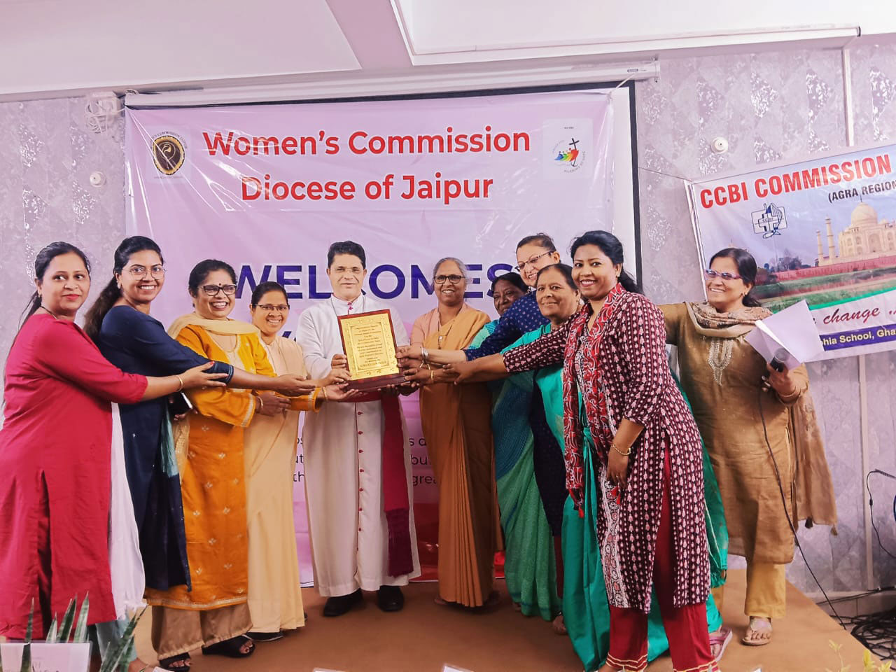 Women's Commission, Diocese of Jaipur felicitated by Agra Region