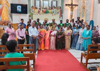 Grandparent’s & Elderly’s Day Celebration at Holy Redeemers Church, Jhotwara