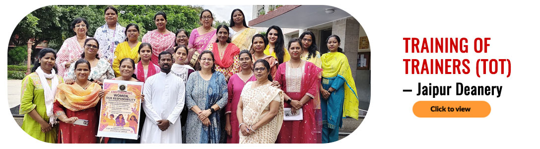 Training of Trainers (TOT) – Jaipur Deanery Training of Trainers (TOT) – Jaipur Deanery