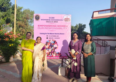 10 Women Training Mission of CCBI Commission for Women National Office