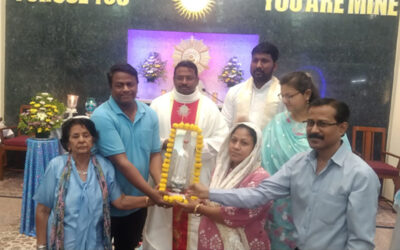 Celebration of the feast of Mother Mary and Trinity Sunday